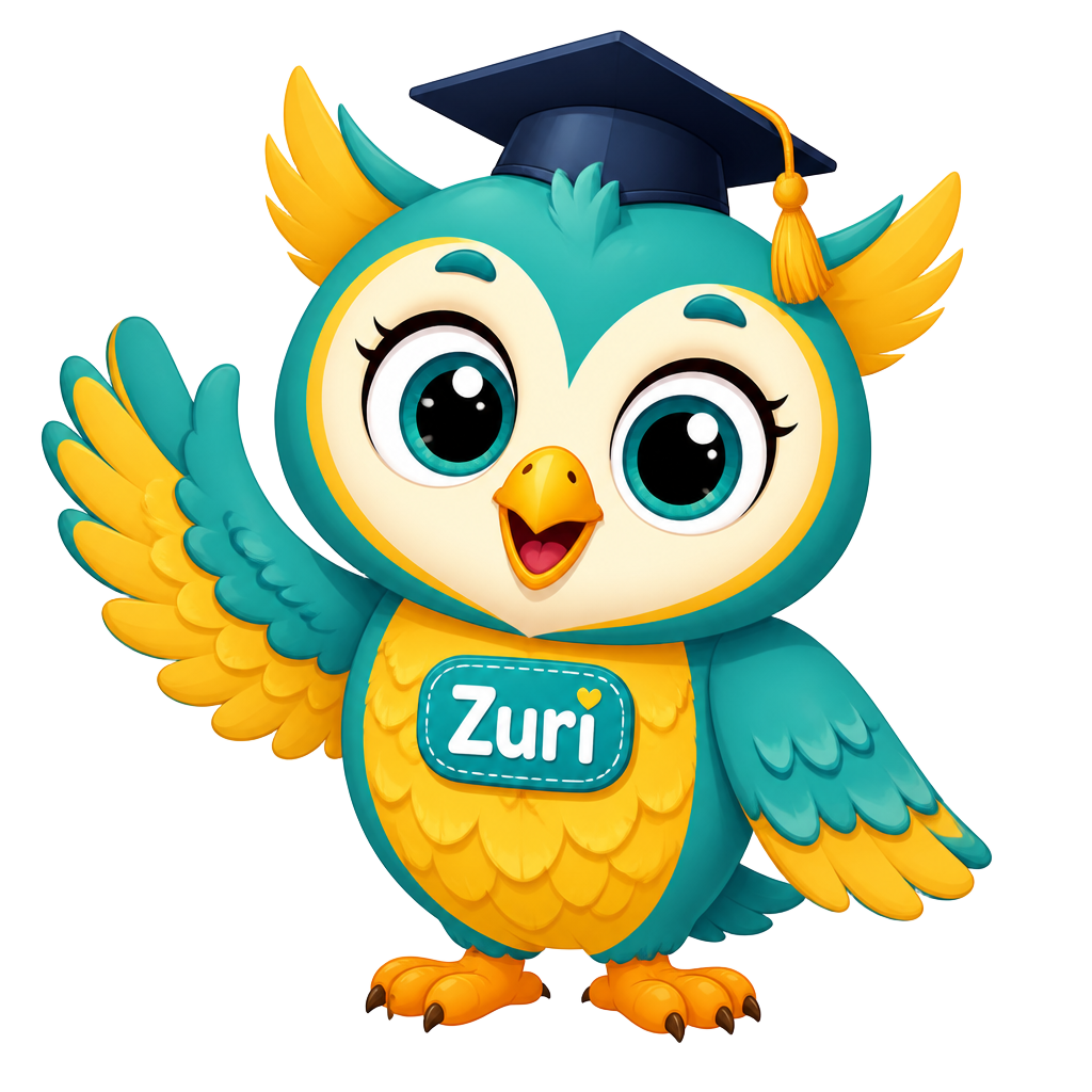 Zuri the Owl waving
